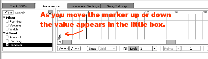 Editing the receiver envelope